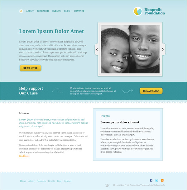 免費(fèi)慈善CSS模板 免費(fèi)慈善CSS模板